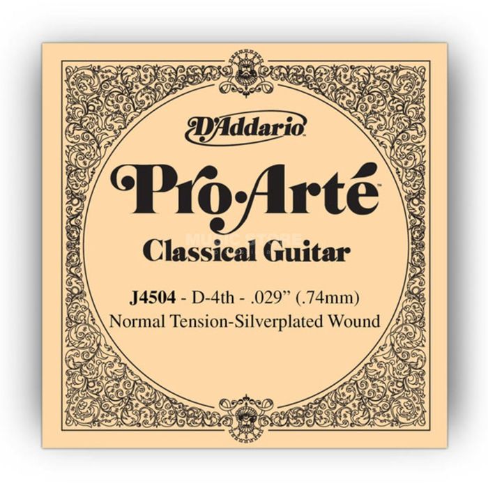 Отдельная 4-ая струна D'Addario J4504 Pro-Arte  для классической гитары, нейлон