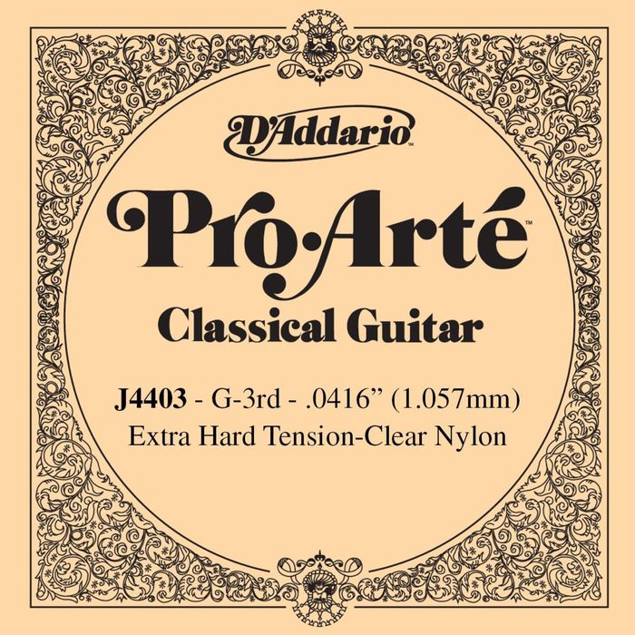 Отдельная 3-я струна D'Addario J4403 Pro-Arte  для классической гитары, нейлон