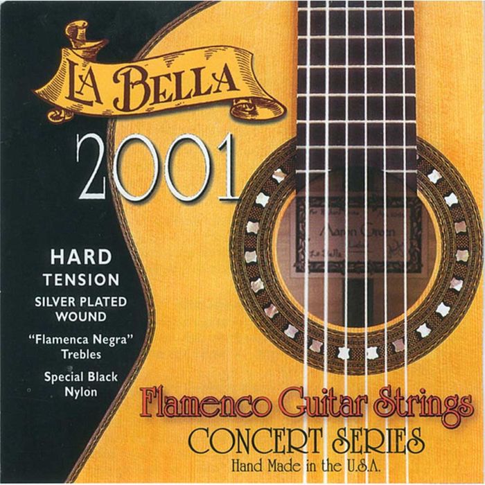 Струны для классической гитары La Bella 2001FH 2001 Flamenco Hard Tension