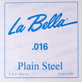 Отдельная стальная струна La Bella PS016  016