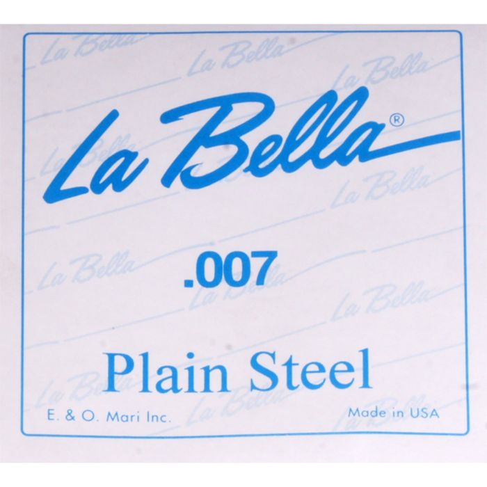 Отдельная стальная струна La Bella PS007 без оплетки диамером 0,007.