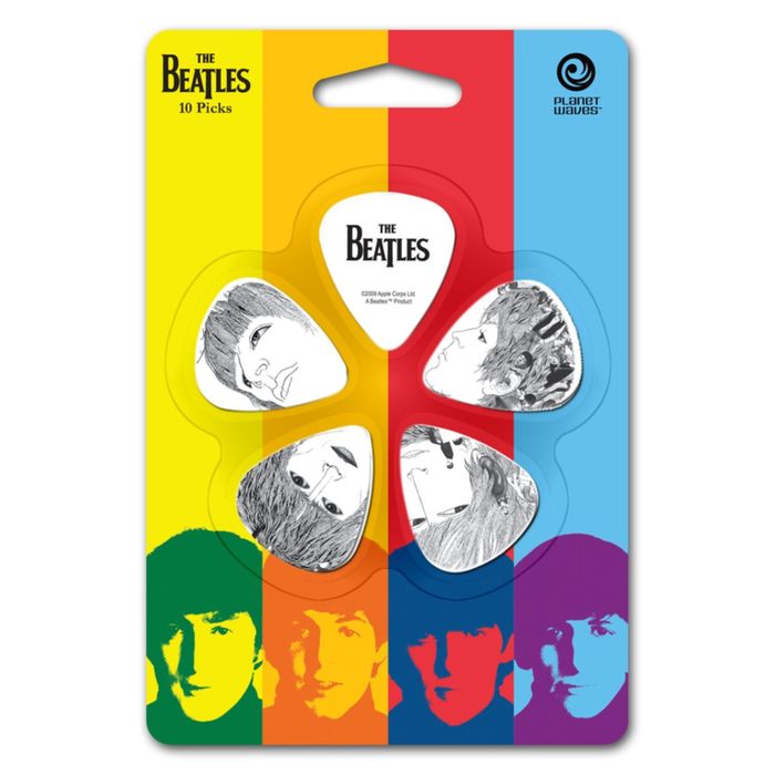 Медиаторы Planet Waves 1CWH2-10B1 Beatles Revolver  10шт, тонкие