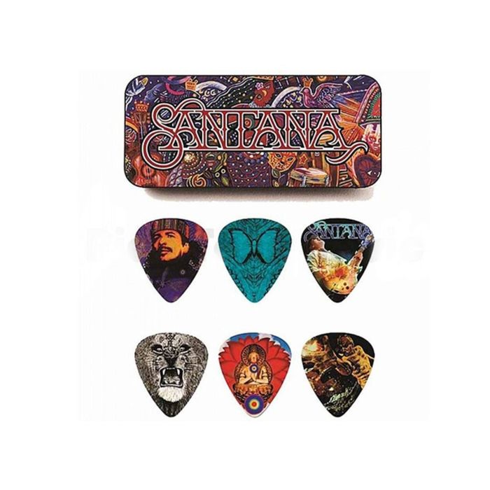 Медиаторы Dunlop SANPT01M Carlos Santana  6шт, средние, в коробочке