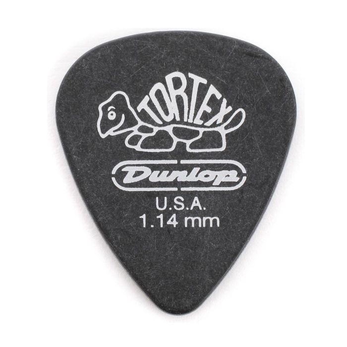 Медиаторы Dunlop 488R1.14 Tortex Pitch Black Standard  72шт, толщина 1,14мм