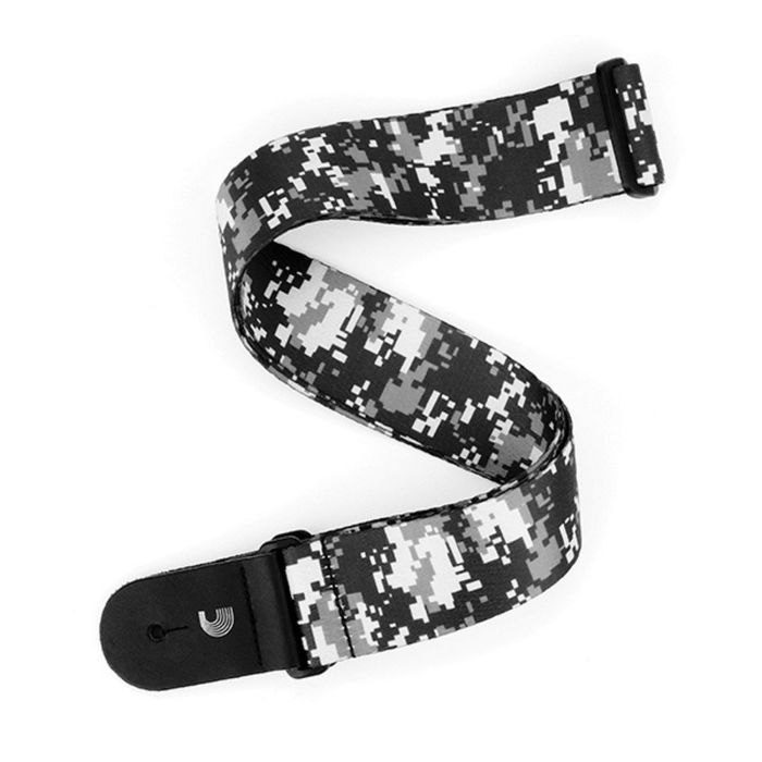 Ремень для гитары Planet Waves P20S1501 Americana  рисунок «Digital Camo», черный