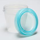 A food container for storing breast milk and baby food, 160 ml, MIX colors
