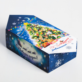 Сборная коробка‒конфета «Пусть сбудутся заветные мечты», 14 × 22 × 8 см