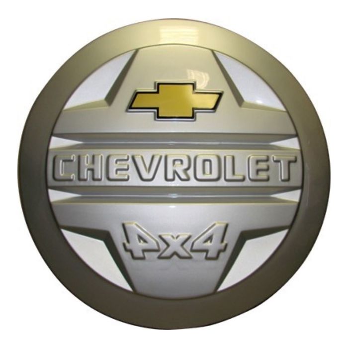 Защита запасного колеса Chevrolet Niva, с эмблемой,снежная королева