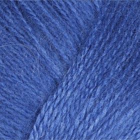 Пряжа "Mohair delicate"  5% мохер,10% шерсть, 85% акрил  500м/100гр (6121 ярко-голубой)