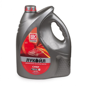 Моторное масло Лукойл Супер 15W-40, 5 л 19196 2586015