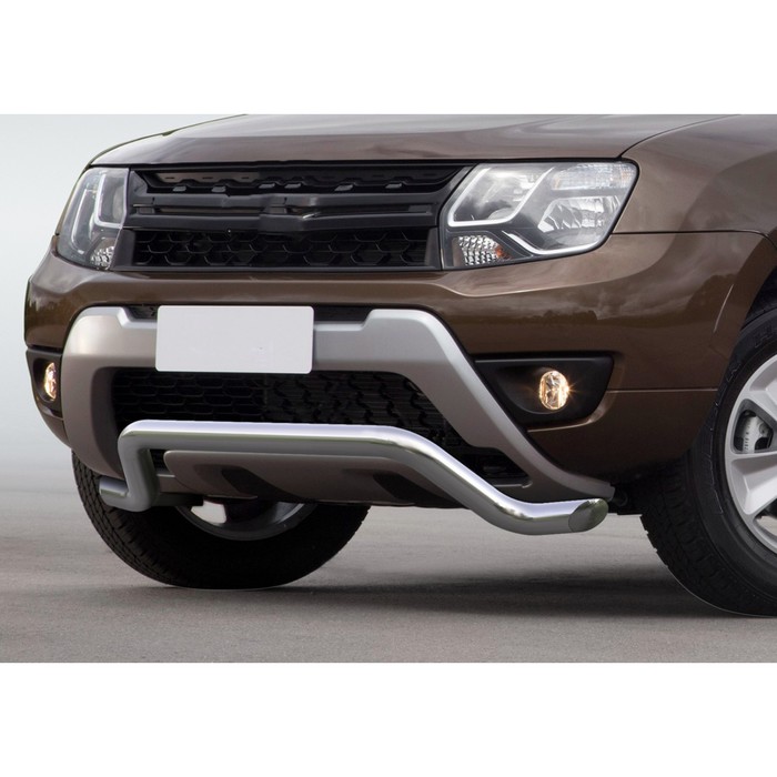 Защита переднего бампера Renault Duster 2015-, d57 волна