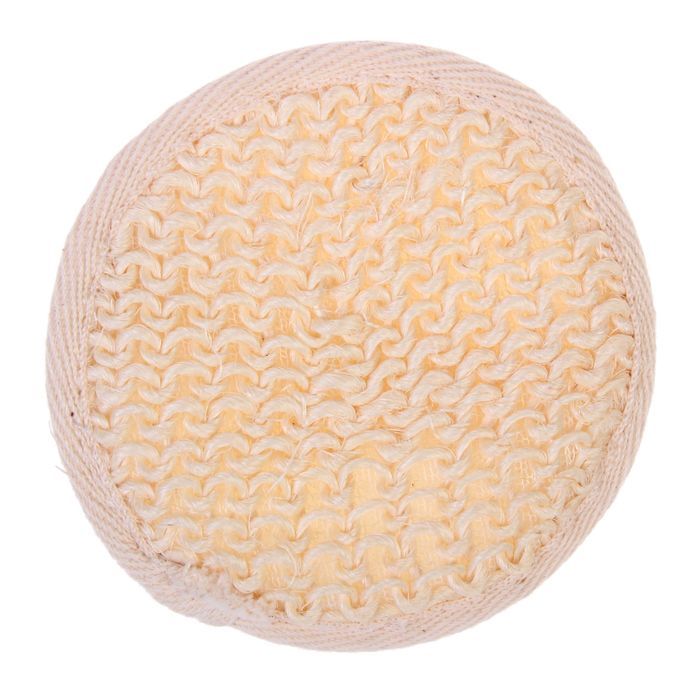 губка для умывания лица. мочалка для лица. спонж д/лица банные штучки, из люфы, 1шт. губка из люфы для лица. мочалка для лица.