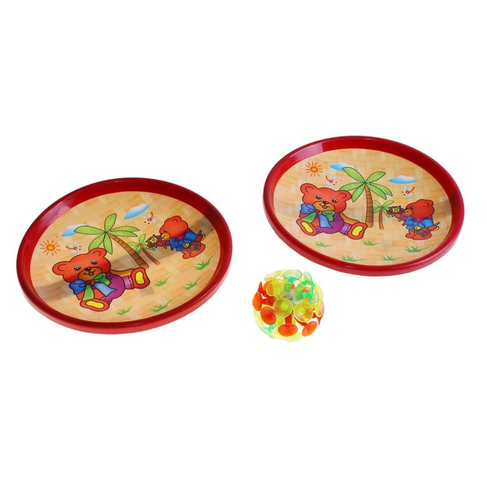 игра на тарелках. тарелка с липучкой. игра на тарелках. набор поймай мяч детский 2 тарелки-липучки мяч пластик silapro. тарелка с липучкой.