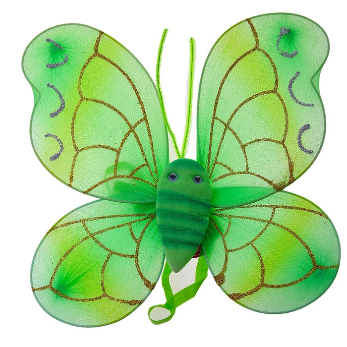 Озон купить бабочку. Салатовая бабочка. Крылья бабочки. Крылья бабочки зеленые. Карнавальные Крылья "бабочка".