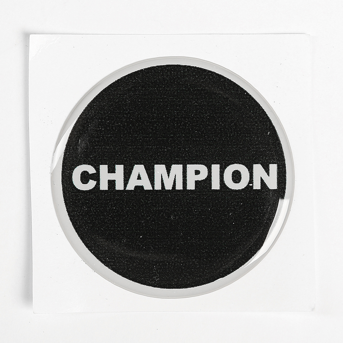 Наклейка на колесный диск &quot;ГЛАВДОР&quot; Champion, 58 мм, набор 4 шт.