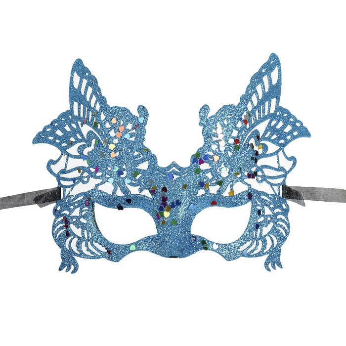 Карнавальная маска «Графиня», цвета МИКС - фото 4642701