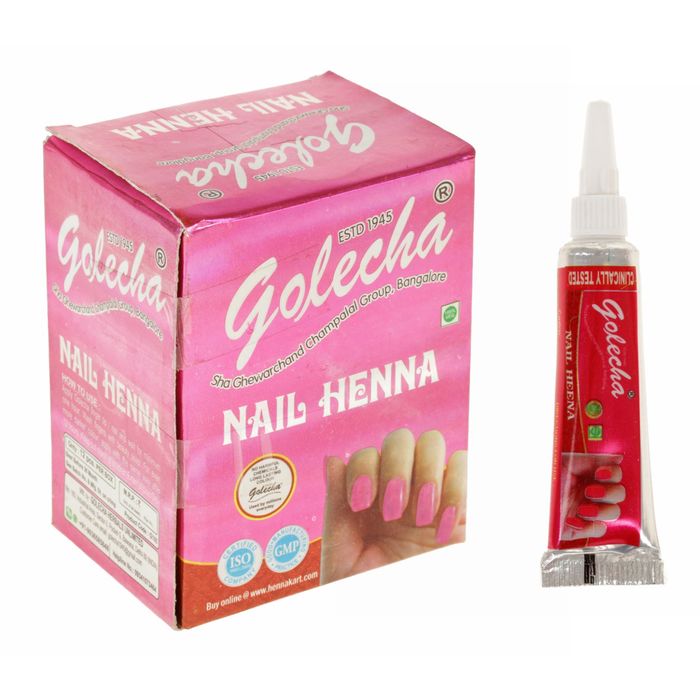 Хна для ногтей Golecha Nail Pink розовый, туба, 11 г