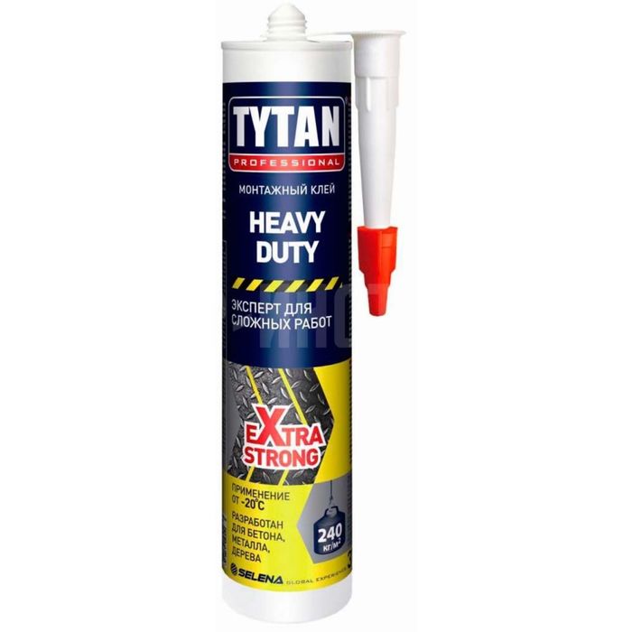 Клей Tytan Professional Heavy Duty, монтажный, бежевый, 310 мл