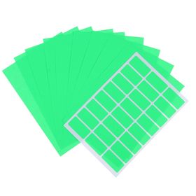Set of 10 sheets of self-adhesive labels 32*16mm 24pcs on 1 sheet fluorescent MIX
