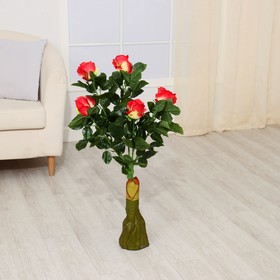 Куст искусственный "Бутоны роз" 85 см, микс