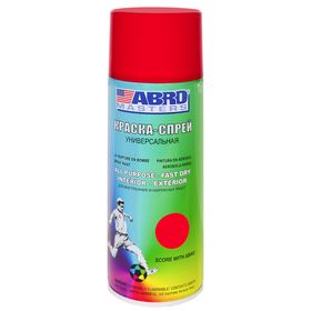 Краска-спрей ABRO MASTERS, 400 мл, ярко-красная SP-076-AM