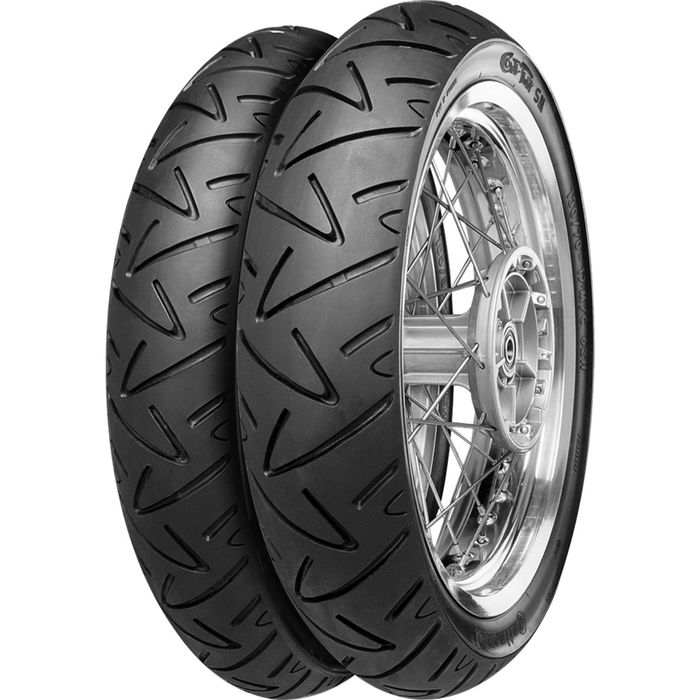 Мотошина Continental ContiTwist 90/100 R10 53J TL Front/Rear Скутер