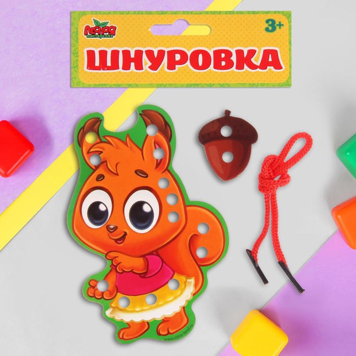 Шнуровка фигурная &quot;Белочка&quot;