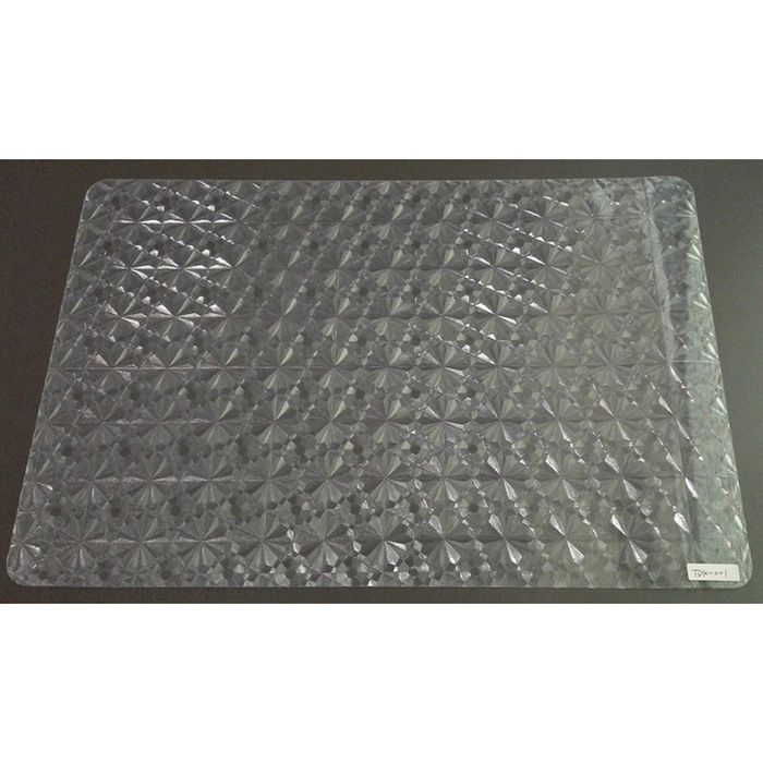 Клеенка для стола &quot;Table Mat&quot; Transparent, Лазер, 80 см, рулон 20 п.м., TDK-001