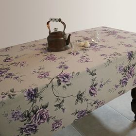 Клеёнка столовая Alba «Вальс цветов», 140 см, рулон 20 пог. м., цвет фиолетовый