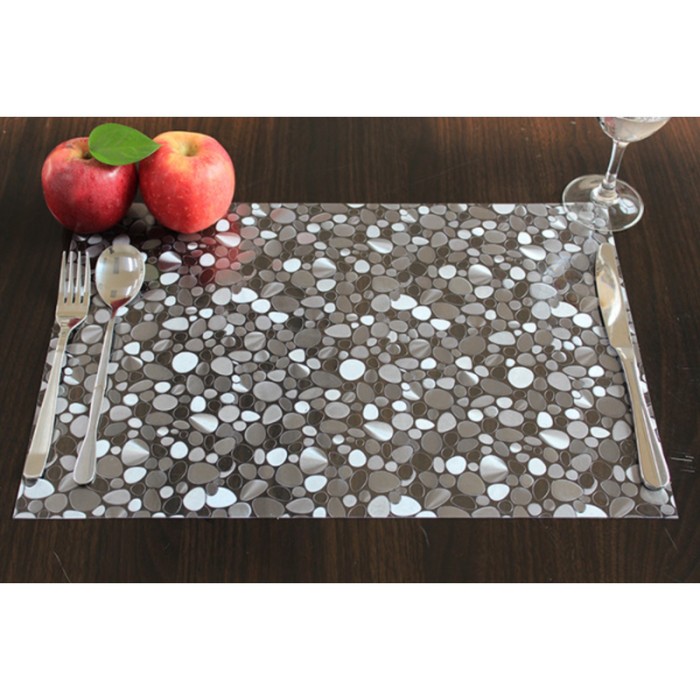 Клеенка для стола &quot;Table Mat&quot; Transparent, 80 см, рулон 20 п.м., TD 142-001