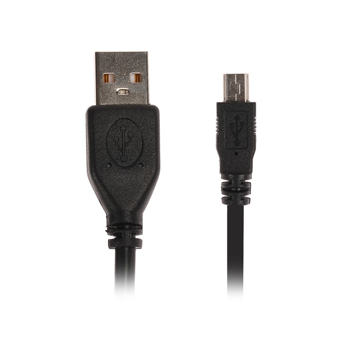 Кабель USB 2.0 Pro Cablexpert AM/miniBM 5P, 0.3м, экран, черный, пакет