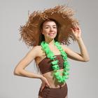 Hawaiian necklace "Flowers" color green Hawaiian necklace "Flowers" color green