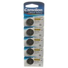 Батарейка Литиевая Camelion, CR2025-5BL, блистер, 5 шт. Батарейка Литиевая Camelion, CR2025-5BL, блистер, 5 шт.