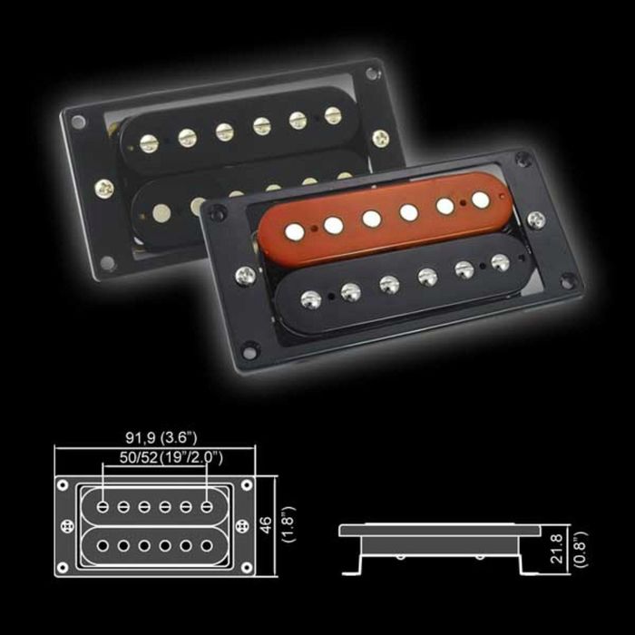 Звукосниматель Belcat BH-23Neck-WH  магнитный, хамбакер, нековый, белый