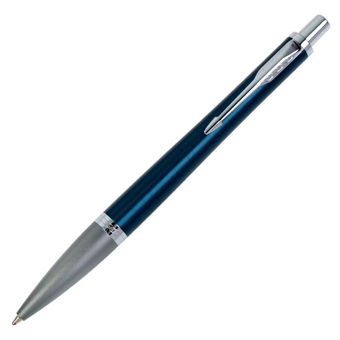 Ручка шариковая Parker Urban Premium Dark Blue CT M, корпус синий глянцевый/ хром, синие чернила (1931565)