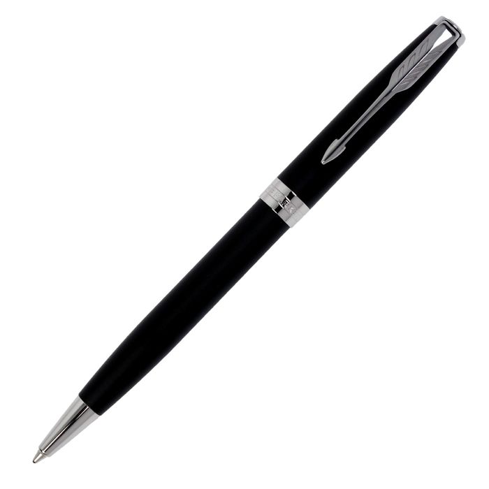 Ручка шариковая Parker Sonnet Core Matte Black CT M, корпус чёрный матовый/ хром, чёрные чернила (1931524)