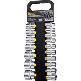 Набор торцевых головок BERGER BG2036, 6-гранные SuperLock, 1/2", 17 предметов 2801570