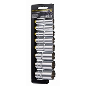 Набор торцевых головок BERGER BG2031, удлиненные, 6-гранные SuperLock, 1/2", 8 предметов 2801573