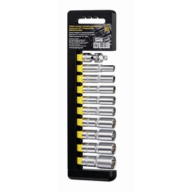Набор торцевых головок BERGER BG2033, удлиненные SuperLock, 1/4", 10 предметов 2801576