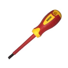 Отвёртка шлицевая BERGER, SL5.5 х 125 мм, диэлектрическая до 1000 В 2801609
