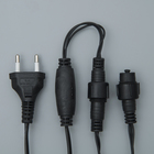 Гирлянда «Нить» 10 м, IP44, УМС, тёмная нить, 72 SMD-LED, свечение белое, 220 В 2354094