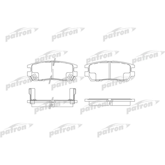 Колодки тормозные Patron PBP804