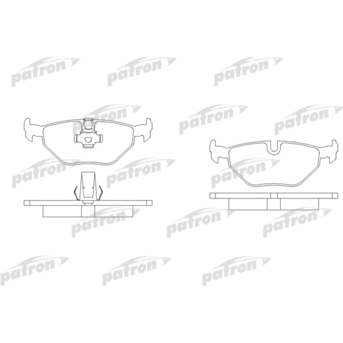 Колодки тормозные Patron PBP1075