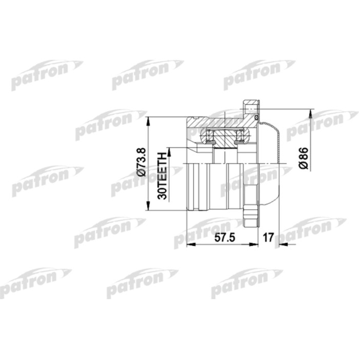 Шрус внутренний Patron PCV5002