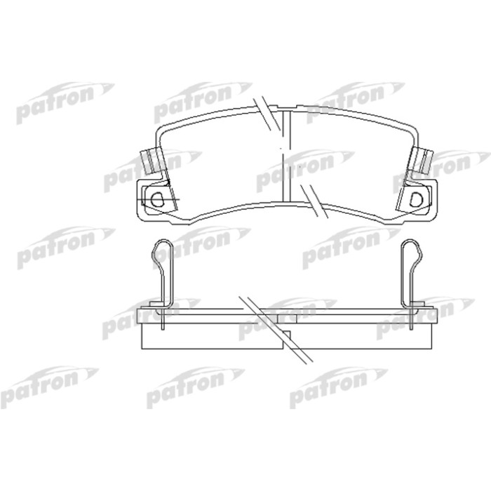 Колодки тормозные Patron PBP478