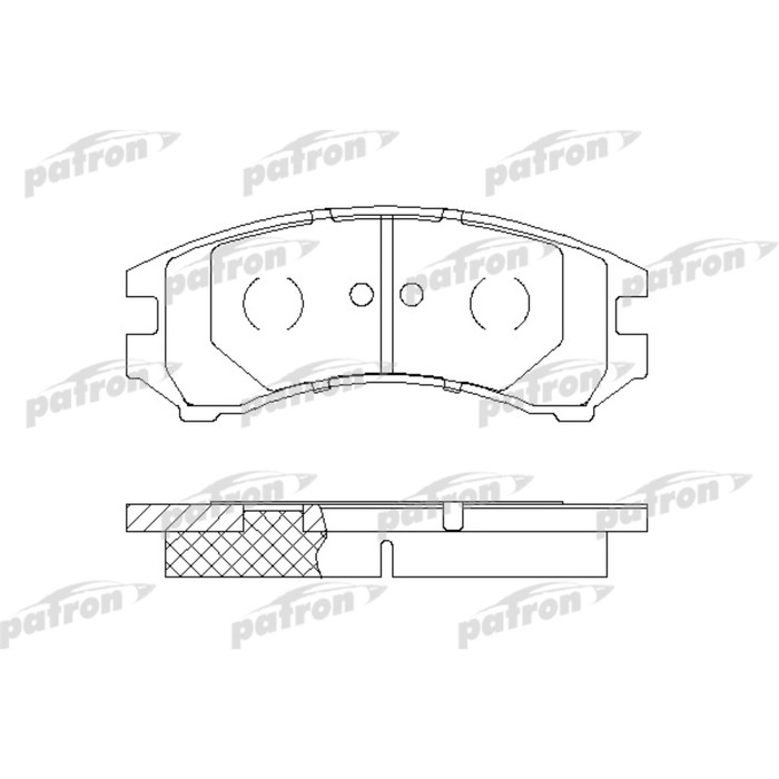 Колодки тормозные Patron PBP550