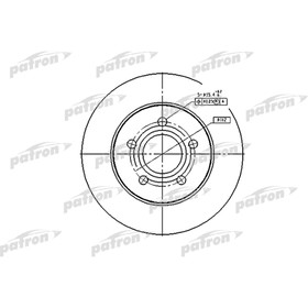 Диск тормозной Patron PBD4045 2783503