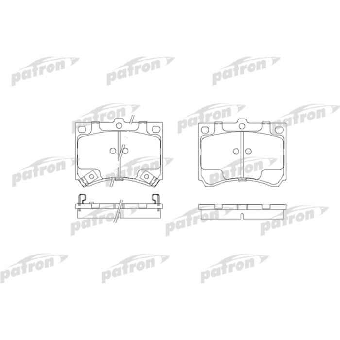 Колодки тормозные Patron PBP714