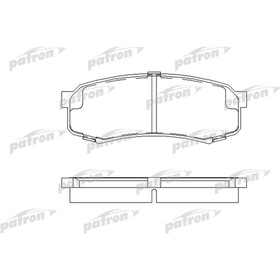 Колодки тормозные Patron PBP1021 2780115