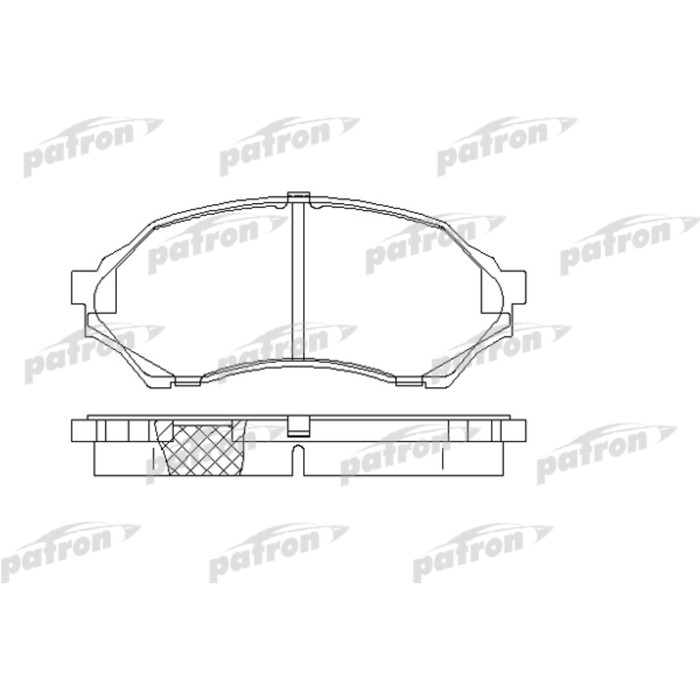 Колодки тормозные Patron PBP1455